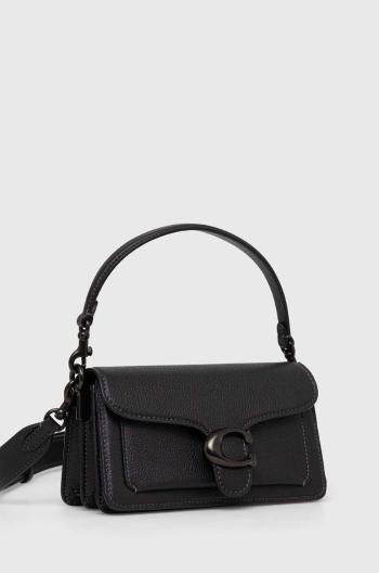 Kožená kabelka Coach Tabby Shoulder Bag 20 černá barva