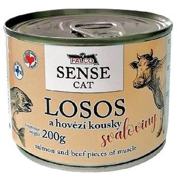 Falco Sense Cat losos a hovězí 6 × 200 g (8594725086033)