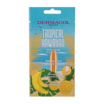 Dermacol Tropical Hawaiian Anti-Aging 1 ks pleťová maska pro ženy na všechny typy pleti; proti vráskám; zpevnění a lifting pleti