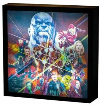 Světelný obraz Avengers Infinity War 25 x 25 cm