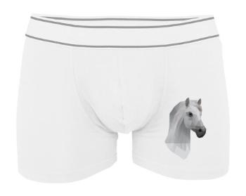 Pánské boxerky Contrast Kůň z polygonů