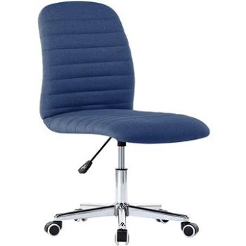 Jídelní židle 4 ks modré textil (3056534)