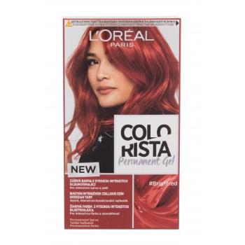 L'Oréal Paris Colorista Permanent Gel 60 ml barva na vlasy pro ženy poškozená krabička Bright Red na barvené vlasy; na všechny typy vlasů