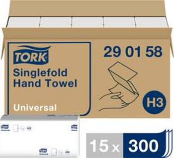 Papírové utěrky, skládané TORK Zickzack Universal 290158