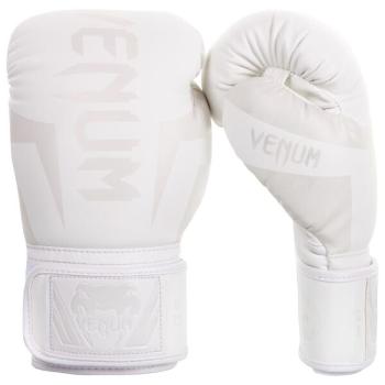 Venum ELITE BOXING GLOVES Boxerské rukavice, bílá, velikost 12