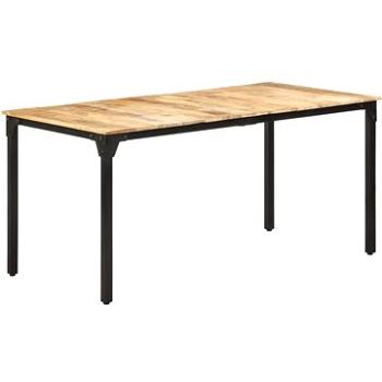 Jídelní stůl 160 × 80 × 76 cm hrubé mangovníkové dřevo (321974)