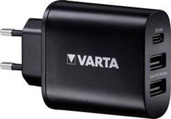 USB nabíječka Varta 57958, nabíjecí proud 5400 mA, černá