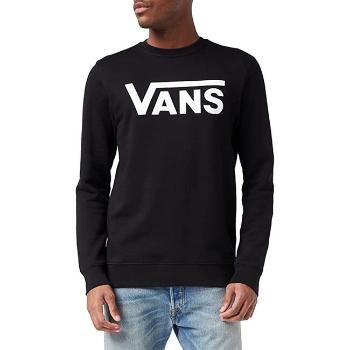 Pánská Mikina Vans MN VANS CLASSIC LS Black/White Crewneck - XL