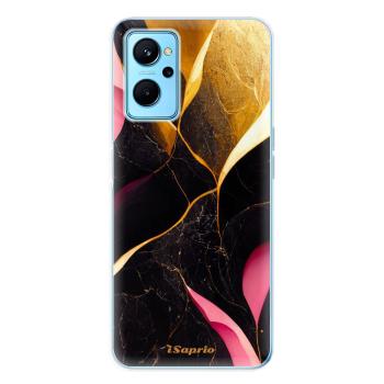 Odolné silikonové pouzdro iSaprio - Gold Pink Marble - Realme 9i