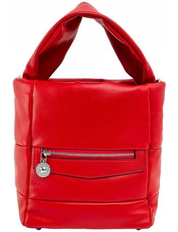 červená dámská kabelka s rukojetí vel. ONE SIZE