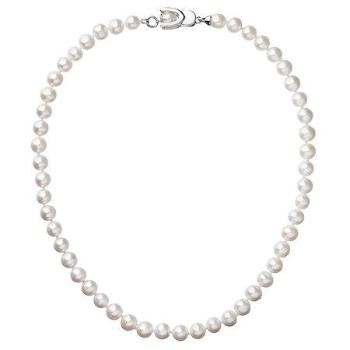 Evolution Group Perlový náhrdelník z pravých říčních perel bílý 22007.1