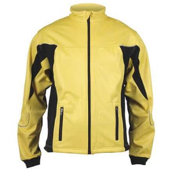 Ski Windproof softshelová bunda žlutá-černá Velikost oblečení: M