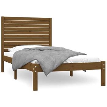 Rám postele medově hnědý masivní dřevo 100 × 200 cm, 3104601 (3104601)