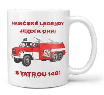 Hrnek Hasičské legendy – Tatra 148 (Náplň hrníčku: Žádná)
