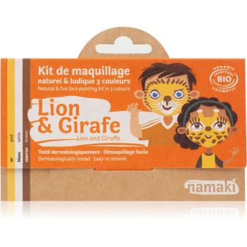 Namaki Color Face Painting Kit Lion & Giraffe sada pro děti 1 ks