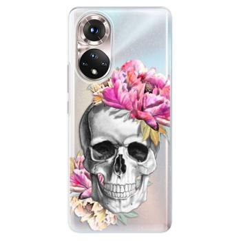 Odolné silikonové pouzdro iSaprio - Pretty Skull - Honor 50