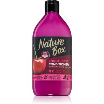 Nature Box Cherry uhlazující kondicionér pro nepoddajné a krepatějící se vlasy 385 ml