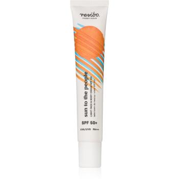 Resibo Sun to the People Light face and body cream SPF50 krém na obličej a tělo SPF 50 50 ml