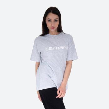 Carhartt WIP W' S/S Script T-Shirt I029076 ASH HEATHER/WHITE