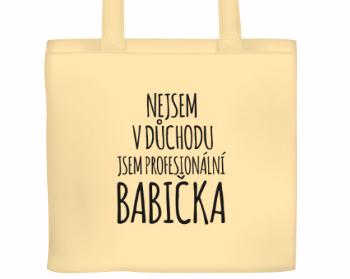 Plátěná nákupní taška Profesionální babička