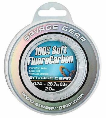 Savage Gear Soft Fluoro Carbon Transparent 0,81 mm 15 m 33 kg Vasec