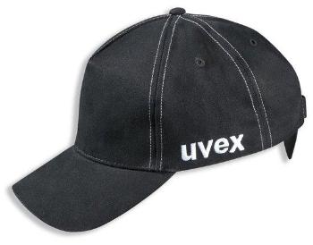 UVEX Protinárazová čepice - u-cap sport, vel. 60- 63 / černá /kšilt 7cm /tvrdá skořepina z ABS /textilní čapice z bavlny