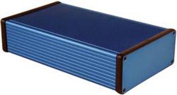 Univerzální pouzdro hliníkové Hammond Electronics, (d x š x v) 220 x 125 x 51,5 mm, modrá