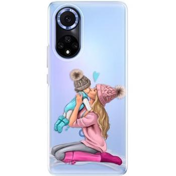 iSaprio Kissing Mom pro Blond and Boy pro Huawei Nova 9 (kmbloboy-TPU3-Nov9)