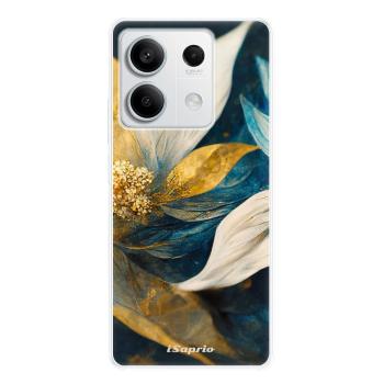 Odolné silikonové pouzdro iSaprio - Gold Petals - Xiaomi Redmi Note 13 5G