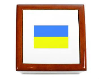 Dřevěná krabička Ukrajina