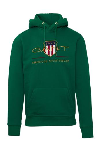 MIKINA GANT ARCHIVE SHIELD HOODIE zelená 4XL