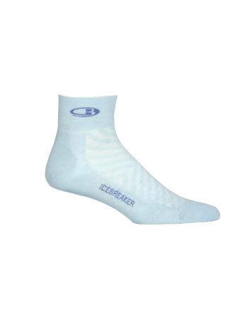 pánské merino ponožky ICEBREAKER Mens Run+ Ultralight Mini, Haze/Azul (vzorek) velikost: M