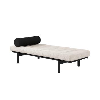 Lenoška Next Daybed – Black lacquered/Ivory