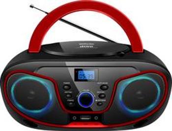 CD-rádio Silva Schneider MPC 19.4 USB, AUX, CD, USB, černá, červená