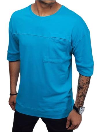 Modré pánské tričko s náprsní kapsou vel. XL