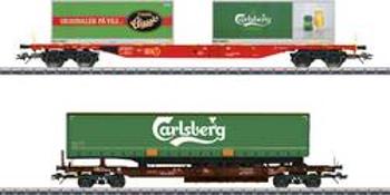 Märklin 47109 H0 sada 2 ks dobré vozík "Carlsberg a Tuborg" AAE & DB AG