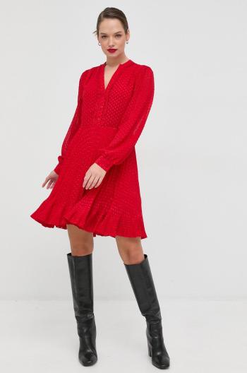 Šaty Twinset červená barva, mini