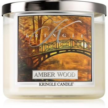 Kringle Candle Amber Wood vonná svíčka 396,9 g
