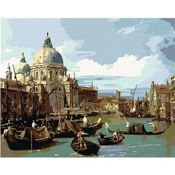 Diamondi - Diamantové malování - VSTUP DO CANAL GRANDE V BENÁTKÁCH (CANALETTO), 40x50 cm, bez rámu a (604198A)