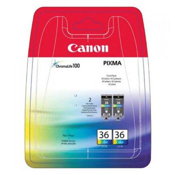 CANON CLI-36 - originální cartridge, barevná, 2x12ml
