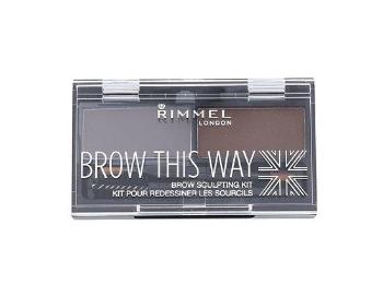 Úprava obočí Rimmel London - Brow This Way , 2,4ml, 003, Dark, Brown