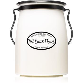Milkhouse Candle Co. Creamery Tiki Beach Flower vonná svíčka Butter Jar 624 g