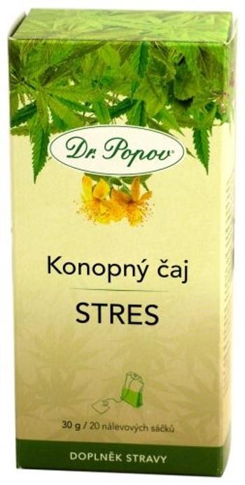 Dr.Popov Čaj konopný Stres 20x1.5g 20 ks