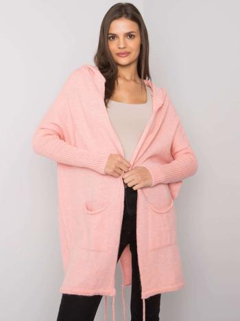 SVĚTLE RŮŽOVÝ KARDIGAN PATTY ASM-NA-7388.07-LIGHT PINK Velikost: ONE SIZE