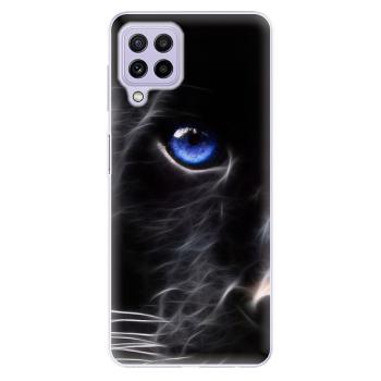 Odolné silikonové pouzdro iSaprio - Black Puma - Samsung Galaxy A22