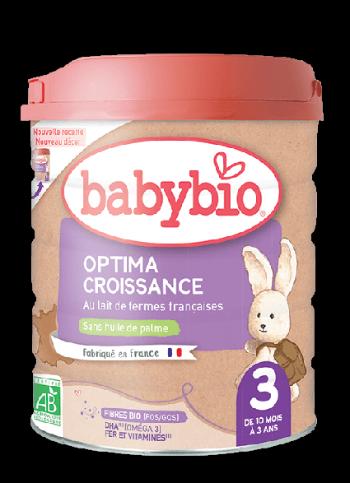 Babybio OPTIMA 3 CROISSANCE kojenecké BIO mléko 800 g