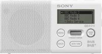 DAB+ rádio Sony XDR-P1DBW, bílá