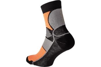KNOXFIELD BASIC ponožky černá/oran 43/44
