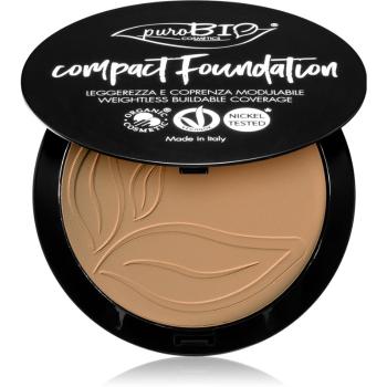 puroBIO Cosmetics Compact Foundation kompaktní pudrový make-up SPF 10 odstín 04 9 g