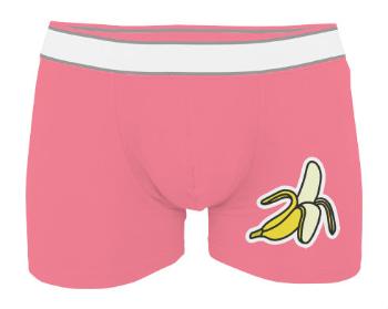 Pánské boxerky Contrast Banán samolepka